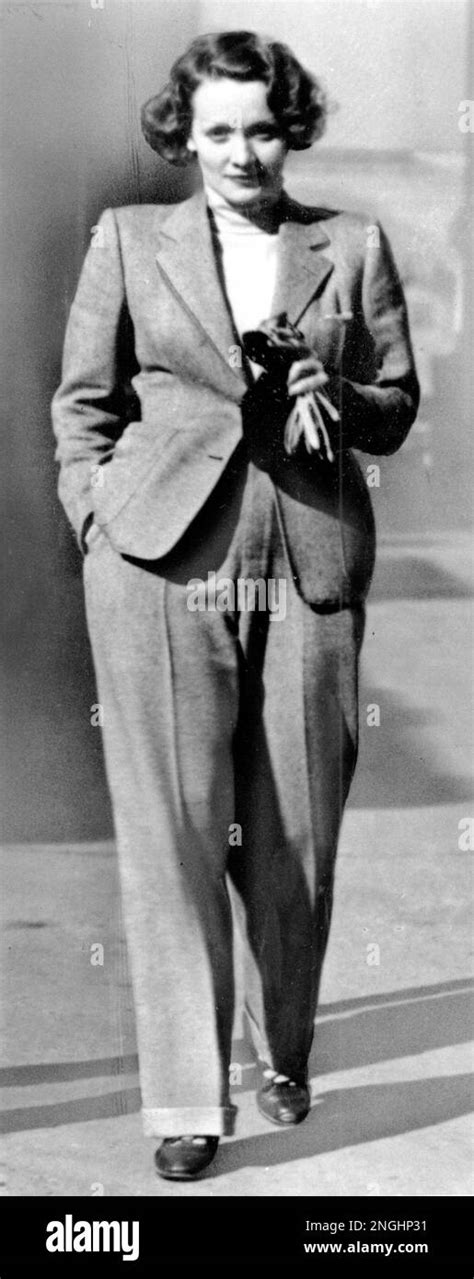 marlene dietrich chanel pants suit|marlene dietrich images.